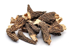 Slofoodgroup Dried Morel Mushrooms (Morchella Conica) Gourmet Morel Mushrooms (1oz morels)