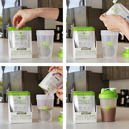 Pure Whey Protein Powder Chocolate Pack of 10 Single Serves