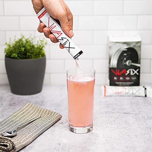 VivaStix BCAA, Glutamine & Beetroot Powder - Supports Muscle Recovery and Growth |Cherry Limeade Flavor with No Artificial Sweetener & Sugar, Non-GMO & Gluten Free, Keto & Vegan Friendly - 30 Packets