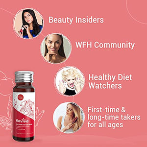 Heivy Liquid Collagen Supplement, Collagen Drink, Collagen Peptides, Hydrolyzed Marine Collagen,Glowing Hair Skin and Nails,10,000mg Marine Collagen,with Jasmine Extract Coenzyme Q10 Piperine, 1 Box