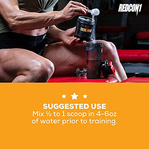 Redcon1 Total War - Pre Workout, 30 Servings, Boost Energy, Increase Endurance and Focus, Beta-Alanine, Caffeine (Orange Crush)