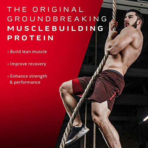 Whey Protein Powder | MuscleTech Nitro-Tech Whey Protein Isolate & Peptides | Lean Protein Powder for Muscle Gain | Muscle Builder for Men & Women | Sports Nutrition | Strawberry, 4 lb (40 Servings)