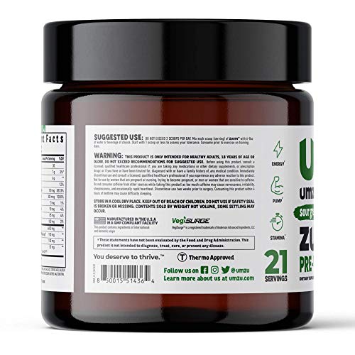 UMZU Zuum Pre-Workout (Sour Green Apple)