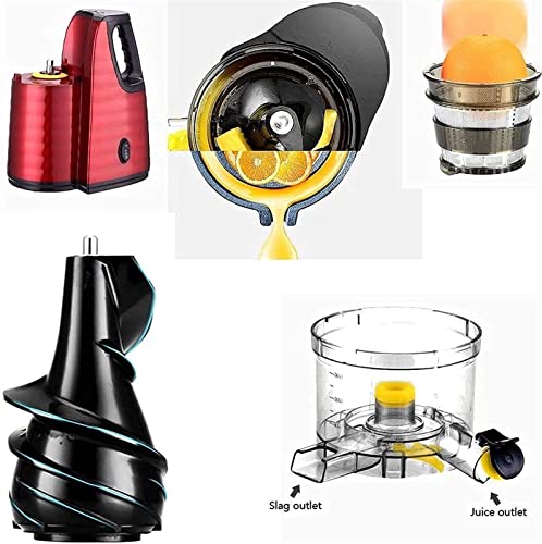 Juicer Machines Slow Juicer, Slow Masticating Juicer Machine with Big Wide 81mm Chute, Cold Press Juicer for Nutrient Fruits and Vegetables, Juicer Machine BPA-Free, Easy to Clean
