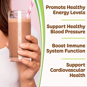 Coco Complete by New Vitality – Immune System and Metabolism Boosting Superfood Powder Supplement, Energy Support, Sugar Free, Real Cocoa Powder & Green Tea Extract, Chocolate Flavor, 30 Servings