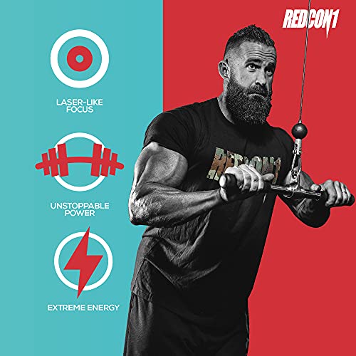 Redcon1 Total War - Pre Workout, 30 Servings, Boost Energy, Increase Endurance and Focus, Beta-Alanine, 350mg Caffeine, Citrulline Malate, Nitric Oxide Booster - Keto Friendly (Cali Splash)