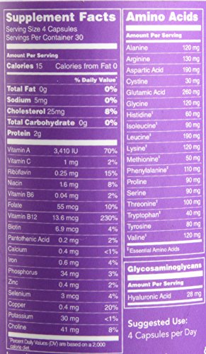 Vital Proteins Grass-Fed Desiccated Beef Liver Pills - (120 Capsules, 750mg Each)