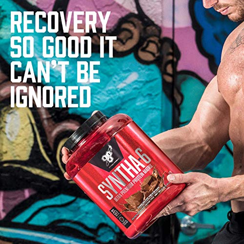 BSN SYNTHA-6 Whey Protein Powder, Micellar Casein, Milk Protein Isolate Powder, Cookies and Cream, 48 Servings (Package May Vary)