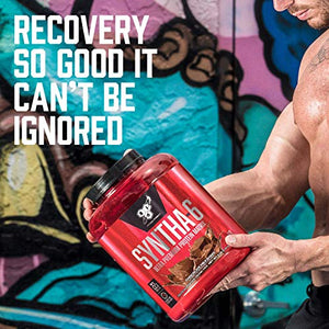 BSN SYNTHA-6 Whey Protein Powder, Micellar Casein, Milk Protein Isolate Powder, Cookies and Cream, 48 Servings (Package May Vary)
