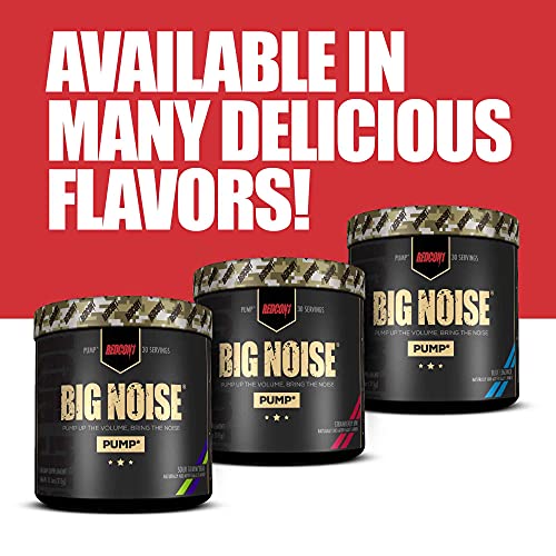 Redcon1 Big Noise Pump Formula (30 Servings) - Non-Stim, Increased Energy and Focus, Vasodilator, Intense Pumps (Tiger Blood)