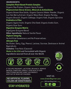 Organic Protein Powder - 25 Grams of Pea and Hemp Protein,14 Servings - Meal Replacement Shake, Plant Based, USDA Organic, Non-GMO, Dairy-Free, Vegan, Bundle - Chocolate - Pack of 2