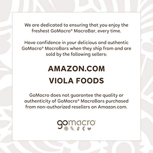 GoMacro MacroBar Organic Vegan Protein Bars - Peanut Butter (2.3 Ounce Bars, 12 Count)