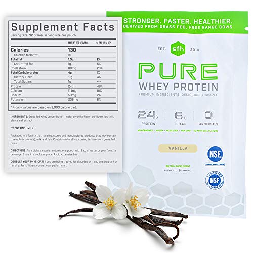 Pure Whey Protein Powder Variety Pack of 2 Single Serves