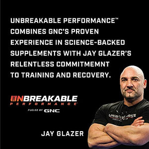 GNC Unbreakable Performance Pre-Workout | Energy+ Performance, Banned Substance Free | Cryo Blue | 30 Servings