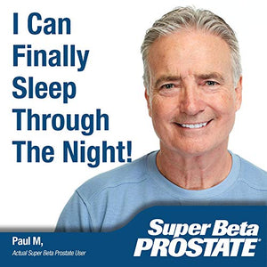 Super Beta Prostate – Over 15 Million Bottles Sold – Urologist Recommended Prostate Supplement for Men - Reduce Bathroom Trips Night, Promote Sleep & Bladder Emptying, Beta Sitosterol (60ct, 1 Bottle)