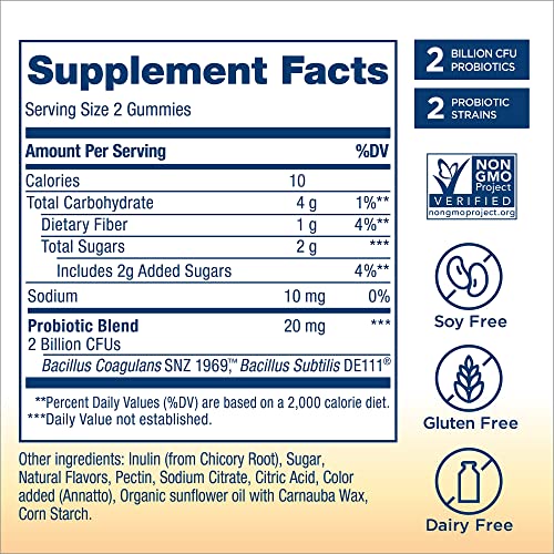 Renew Life Extra Care Digestive* Gummy; Prebiotics and Probiotics; 48ct. (Pack May Vary) (Package May Vary)