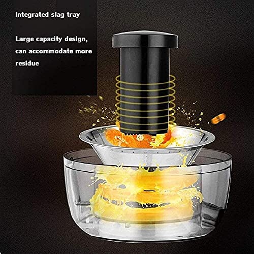 WXLBHD Compact Masticating Juicer Cold Press Juicers Machine Easy to Clean Slow Juicer Extractor for Vegetable Fruit Juice Smoothies, 3 Speed Modes, Fruit and Vegetable Residue Juice Separation Juicer