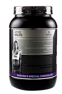 Sascha Fitness Hydrolyzed Whey Protein Isolate,100% Grass-Fed (2 Pound,Chocolate)