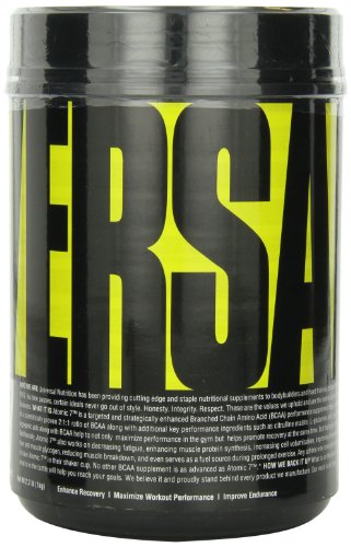 Universal Nutrition - Atomic 7 Enhanced BCAA Supplement - 8g BCAA with 2g Glutamine, 1g Citrulline Malate, 500mg L-Taurine - Rockin' Razz Lemonade - 70 Servings