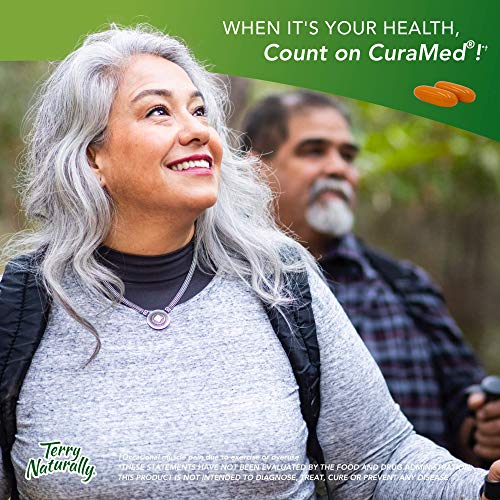 Terry Naturally CuraMed 750 mg - 120 Softgels - Superior Absorption BCM-95 Curcumin Supplement, Promotes Healthy Inflammation Response - Non-GMO, Gluten-Free, Halal - 120 Servings