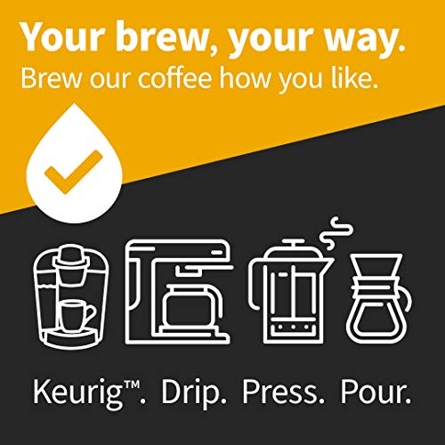 VitaCup Lightning Coffee Pods, Enhance Memory & Focus with 2X Caffeine, Nootropics, B Vitamins, D3, Extra Strong Dark Roast Coffee, Recyclable Single Serve Pod Compatible w/ Keurig K-Cup Brewers,16 Ct