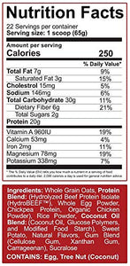 Rich Piana 5% Nutrition Real Carbs + Protein with Real Food Meal Replacement Powder, Complex Carbohydrates, Low Glycemic Recovery, Lean Muscle Mass Gainer, 50.4 oz, 22 Servings (Blueberry Cobbler)