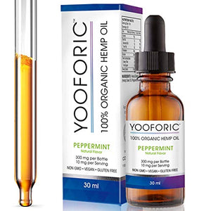 YOOFORIC Hemp Oil Extract 300mg Peppermint