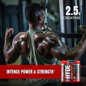 ProSupps Mr. Hyde Signature Series Pre-Workout Energy Drink – Intense Sustained Energy, Focus & Pumps with Beta Alanine, Creatine, Nitrosigine & TeaCrine (30 Servings Lollipop Punch)