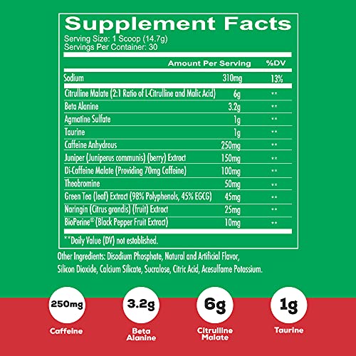 Redcon1 Total War PreWorkout - 30 Servings, Boost Energy, Increase Endurance and Focus, Beta-Alanine, Caffeine (Pineapple Juice)