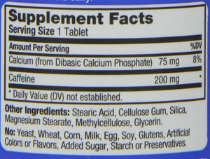 Prolab Caffeine Tablets 100 Count (Pack of 1)