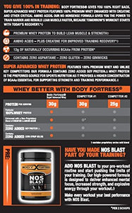 Body Fortress Super Advanced Whey Protein Powder, Gluten Free, Chocolate, 2 lbs