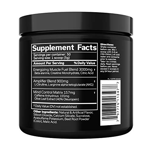 JNX Sports The Curse! Pre Workout Supplement - Intense Energy & Focus, Instant Strength Gains, Enhanced Blood Flow - Nitric Oxide Booster with Creatine & Caffeine - Men & Women | Fruit Punch | 50 SRV