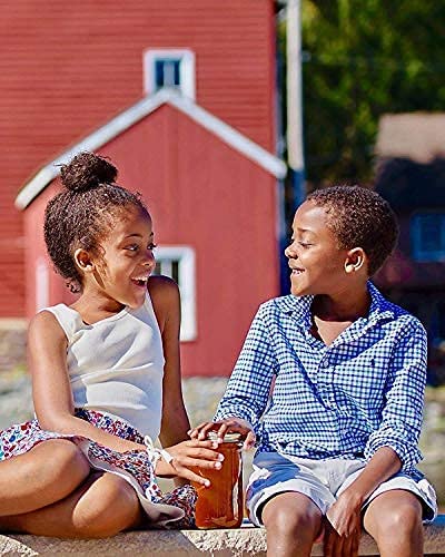 Unfiltered Raw Honey by Zach & Zoe Sweet Bee Farm – Pure Farm Raised Honey Packed with Powerful Anti-oxidants, Amino Acids, Enzymes, and Vitamins! (Buckwheat- 16oz)