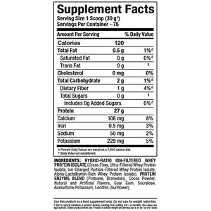 ALLMAX Nutrition - ISOFLEX Whey Protein Powder, Whey Protein Isolate, 27g Protein, Chocolate, 5 Pound