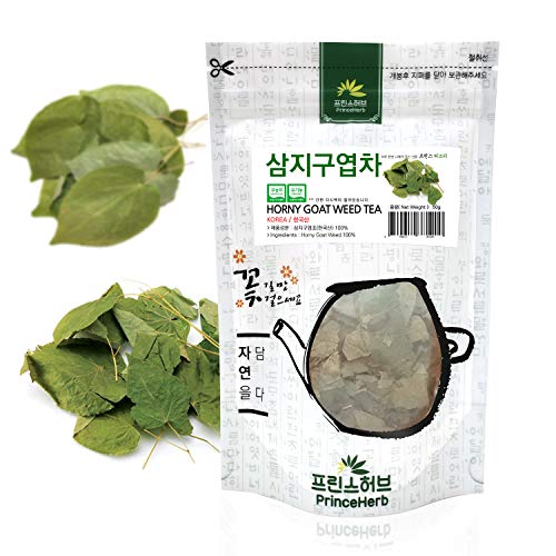 [Medicinal Korean Herb] Horny Goat Weed Tea ( Barrenwort / Epimedium / Yinyanghuo / 삼지구엽 차) Dried Loose Leaves 50g