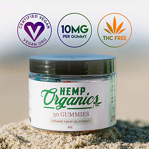 Hemp Gummies For Pain And Anxiety Relief - 56,699MG - Anxiety Supplements - Natural Calm Gummies - Sleep Gummies For Adults - Stress Gummies - Organic Gummies - 10mg Each - 30 Pack - HEMP ORGANICS