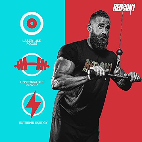 Redcon1 Total War Preworkout - 30 Servings, Boost Energy, Increase Endurance and Focus, Beta-Alanine, 350mg Caffeine, Citrulline Malate, Nitric Oxide Booster - Keto Friendly (Rainbow Candy)