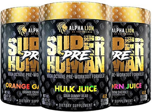 Alpha Lion Pre Workout, Increases Strength & Endurance, Powerful, Clean Energy Without Crash (42 Servings, Miami Vice)