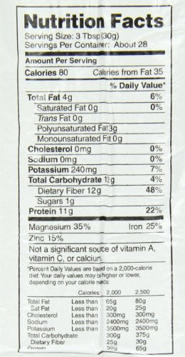 Nutiva USDA Organic Cold-Pressed Raw Hemp Seed Plant Protein with Hi-Fiber and Essential Amino Acids Powder, Non-GMO, Whole 30 Approved, Vegan, Gluten-Free & Keto, 30 Ounce