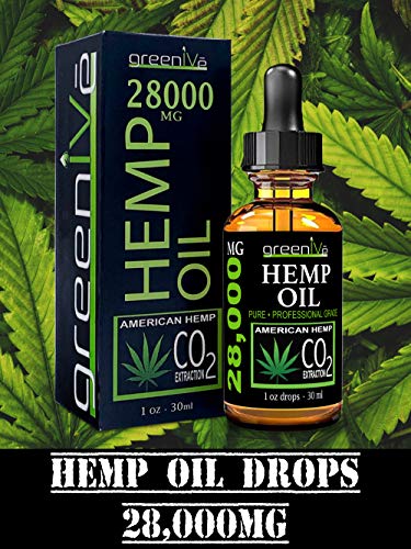 GreenIVe 28,000mg Hemp Oil with Vegan Omegas C02 Extraction Exclusively on Amazon (1)