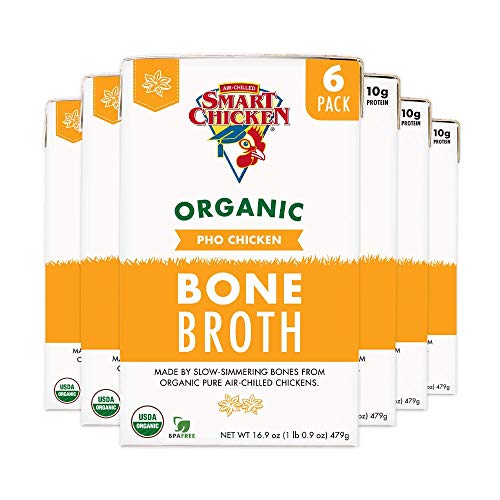 Smart Chicken Organic Chicken Broth (Pho, 16.9 Ounce (Pack of 6))