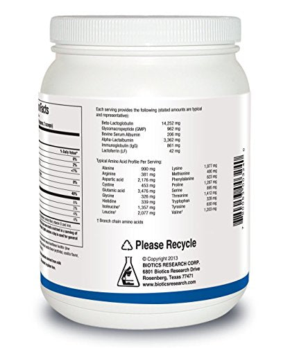 Biotics Research - Whey Protein Isolate 16 oz (Vanilla)