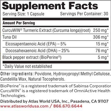 Superfood Science Turmeric Curcumin Supplement with Black Pepper and Omega 3 Fish Oil, High Absorption Turmeric Supplement with Bioperine for Joint and Inflammatory Support, Non GMO, 30 Capsules
