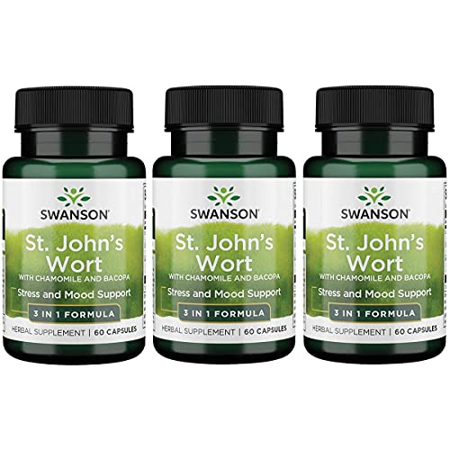 Swanson St. John's Triple Complex 60 Capsules (3 Pack)