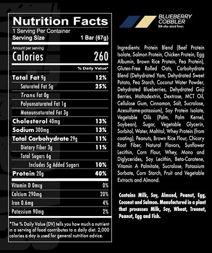 Redcon1 MRE Bar - Meal Replacement Bar (1 Box / 12 Bars)