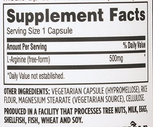 Whole Foods Market, L-Arginine 500mg, 100 ct
