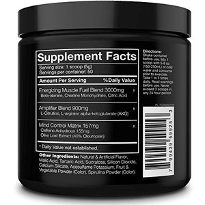 JNX Sports The Curse! Pre Workout Supplement - Intense Energy & Focus, Instant Strength Gains, Enhanced Blood Flow - Nitric Oxide Booster with Creatine & Caffeine - Men & Women | Dark Grape | 50 SRV