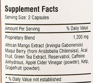 Maqui Maxx Burn – MAQUI BERRY/AFRICAN MANGO Advanced Fat Burning and Weight Loss Formula.