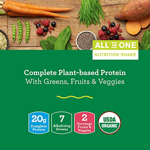 Amazing Grass Protein Superfood: Vegan Protein Powder, All in One Nutrition Shake, Unflavored, 12 Servings (Old Version)