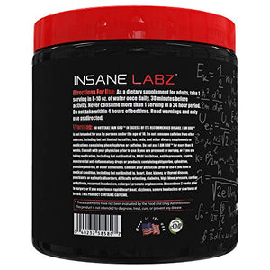 Insane Labz I am God Pre Workout, High Stim Pre Workout Powder Loaded with Creatine and DMAE Bitartrate Fueled by AMPiberry, Energy Focus Endurance Muscle Growth,25 Srvgs,Thou Shalt Not Covet Orange